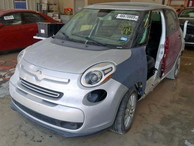 ZFBCFABH3FZ032176 - 2015 FIAT 500L EASY TWO TONE photo 2