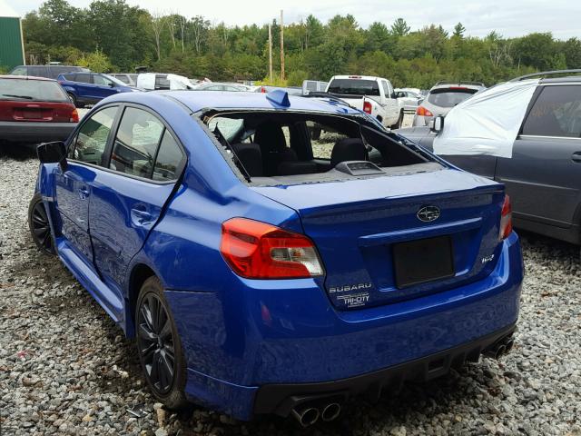 JF1VA1A64J9812626 - 2018 SUBARU WRX BLUE photo 3