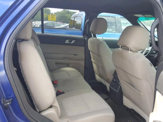 1FM5K8B86EGA54642 - 2014 FORD EXPLORER BLUE photo 6