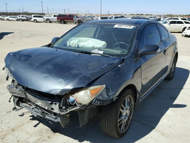 JTKDE177760128765 - 2006 TOYOTA SCION TC CHARCOAL photo 2