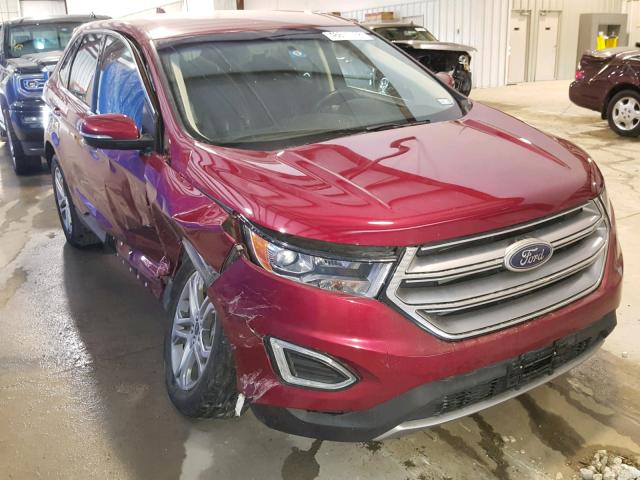 2FMPK3K96GBB22582 - 2016 FORD EDGE TITAN MAROON photo 1