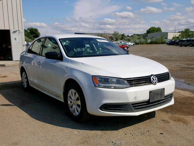 3VW1K7AJ1EM441698 - 2014 VOLKSWAGEN JETTA BASE 白色 照片 1