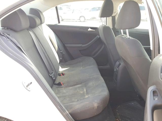 3VW1K7AJ1EM441698 - 2014 VOLKSWAGEN JETTA BASE 白色 照片 6