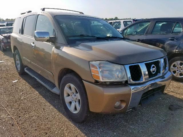 5N1AA08B14N712447 - 2004 NISSAN ARMADA SE GOLD photo 1