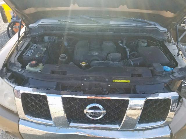 5N1AA08B14N712447 - 2004 NISSAN ARMADA SE GOLD photo 7