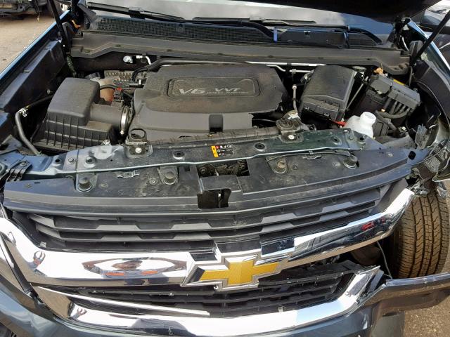 1GCHTBE30F1217351 - 2015 CHEVROLET COLORADO L CHARCOAL photo 7