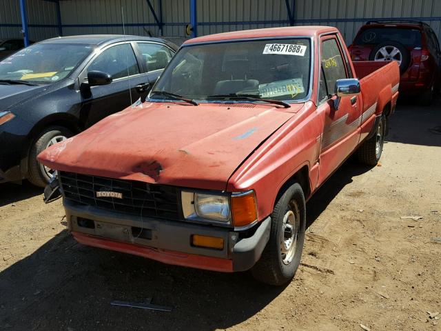 JT4RN55D5H0248015 - 1987 TOYOTA PICKUP 1/2 RED photo 2