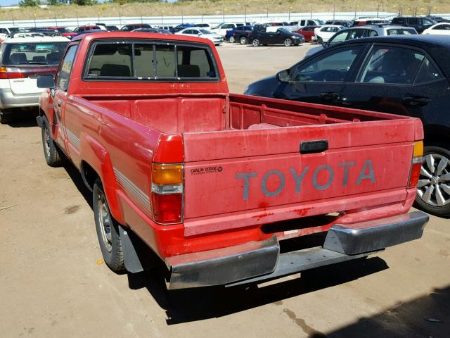 JT4RN55D5H0248015 - 1987 TOYOTA PICKUP 1/2 RED photo 3