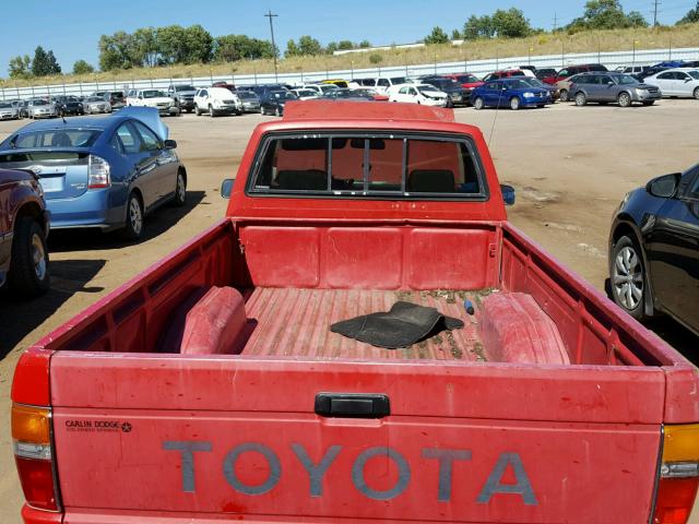 JT4RN55D5H0248015 - 1987 TOYOTA PICKUP 1/2 RED photo 6