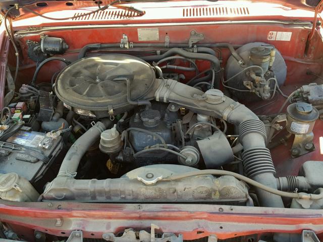 JT4RN55D5H0248015 - 1987 TOYOTA PICKUP 1/2 RED photo 7