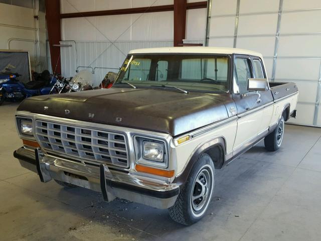 X15JKBK0180 - 1978 FORD PICKUP BROWN photo 2