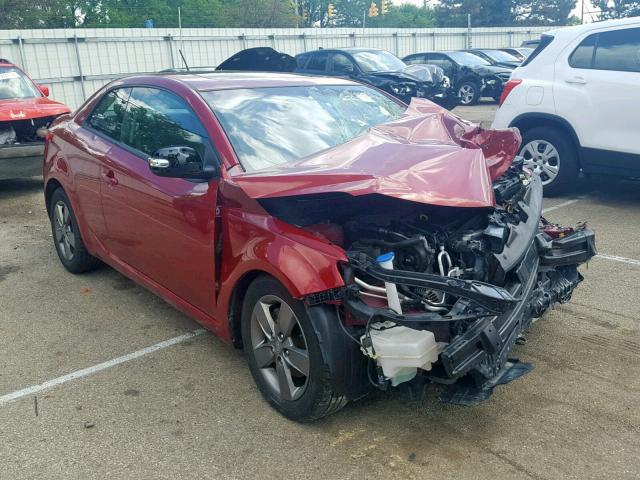 KNAFU6A21A5253413 - 2010 KIA FORTE EX RED photo 1