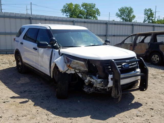 1FM5K8AR3HGA24531 - 2017 FORD EXPLORER P WHITE photo 1