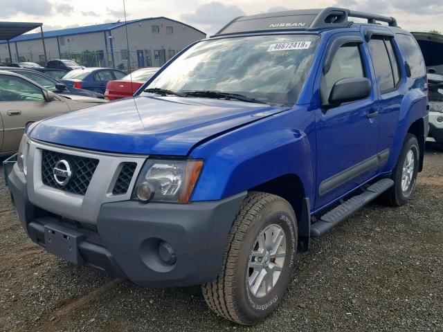 5N1AN0NW6FN659050 - 2015 NISSAN XTERRA X BLUE photo 2