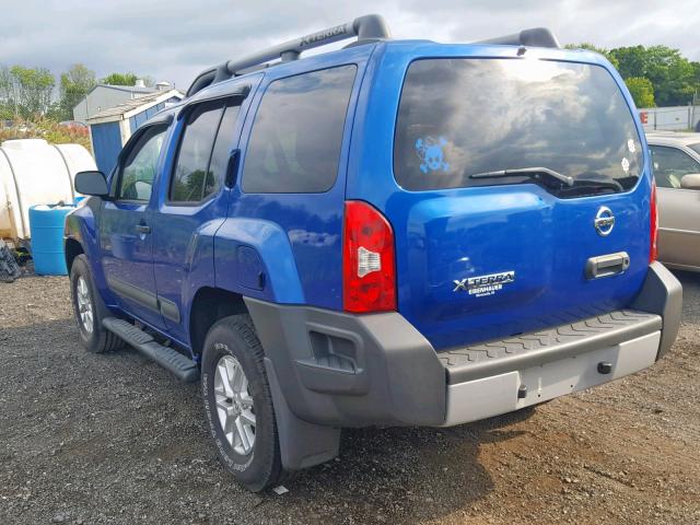 5N1AN0NW6FN659050 - 2015 NISSAN XTERRA X BLUE photo 3