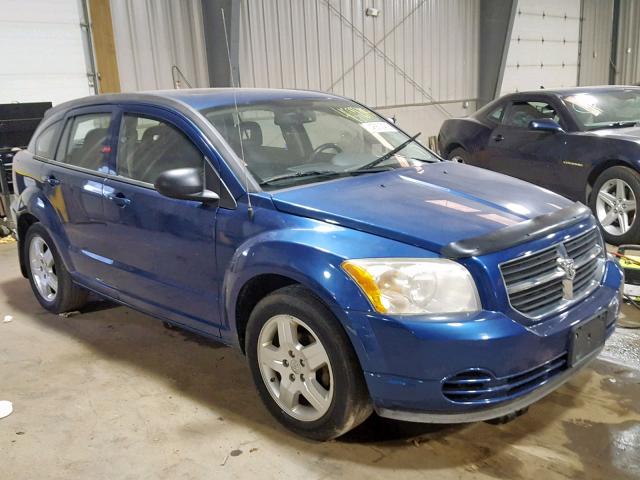 1B3HB48AX9D227754 - 2009 DODGE CALIBER SX BLUE photo 1