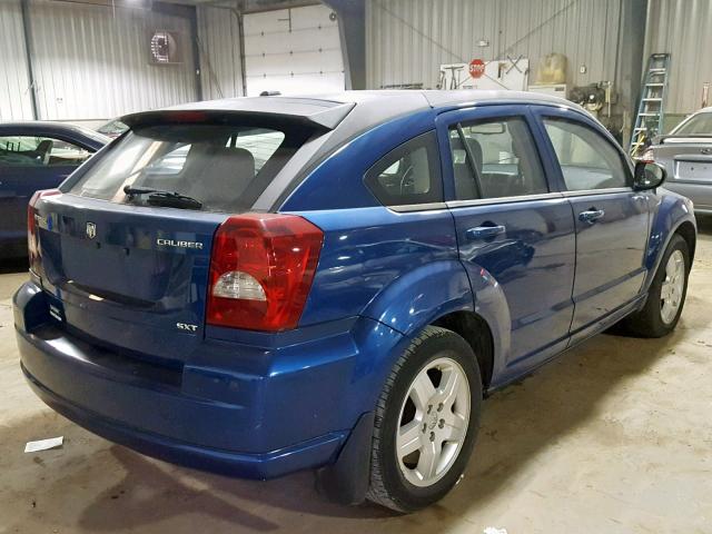 1B3HB48AX9D227754 - 2009 DODGE CALIBER SX BLUE photo 4