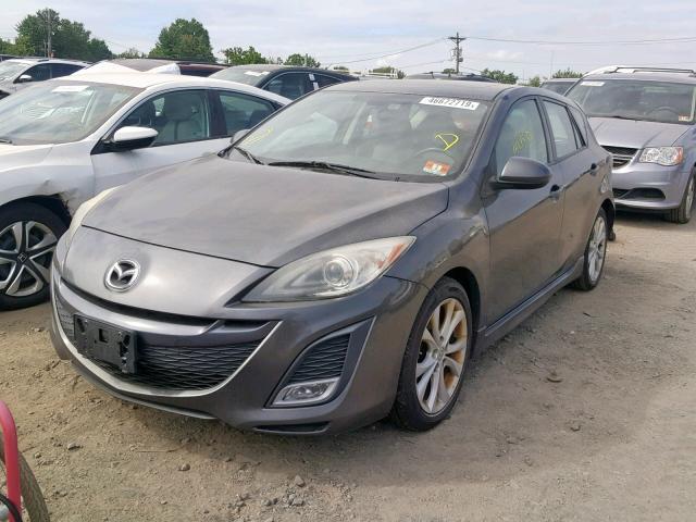 JM1BL1H62A1327221 - 2010 MAZDA 3 S GRAY photo 2