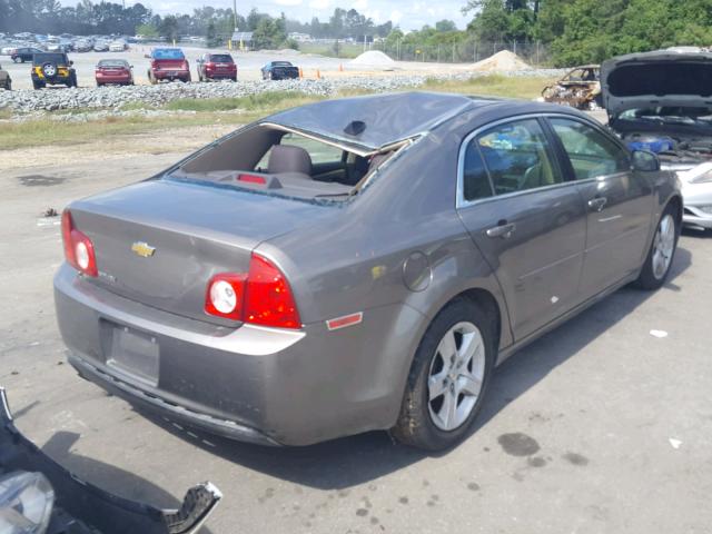 1G1ZB5E04CF155913 - 2012 CHEVROLET MALIBU LS GOLD photo 4