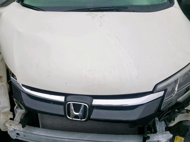 5J6RM3H76FL007955 - 2015 HONDA CR-V EXL WHITE photo 7