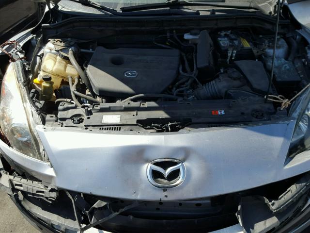 JM1BL1K69B1404290 - 2011 MAZDA 3 S SILVER photo 7