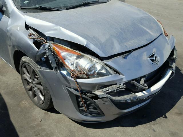 JM1BL1K69B1404290 - 2011 MAZDA 3 S SILVER photo 9