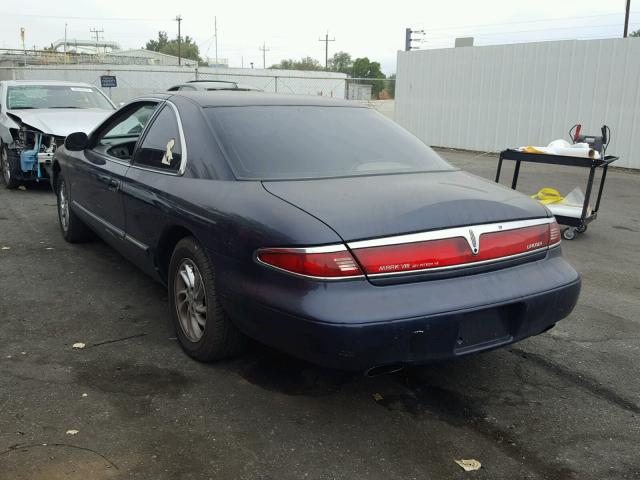 1LNLM91VXVY616213 - 1997 LINCOLN MARK VIII BLUE photo 3