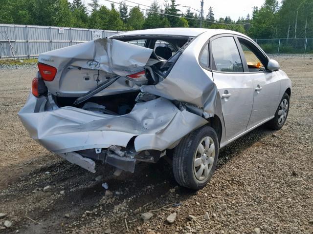 KMHDU4BD7AU213658 - 2010 HYUNDAI ELANTRA BL SILVER photo 4