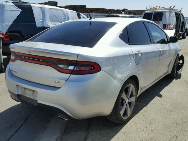 1C3CDFBA3DD324895 - 2013 DODGE DART SXT SILVER photo 4