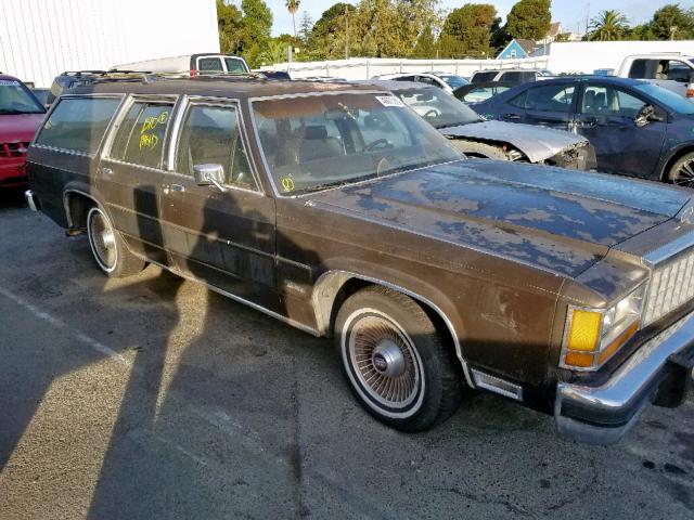 2FABP44F4GX129015 - 1986 FORD LTD CROWN BROWN photo 1