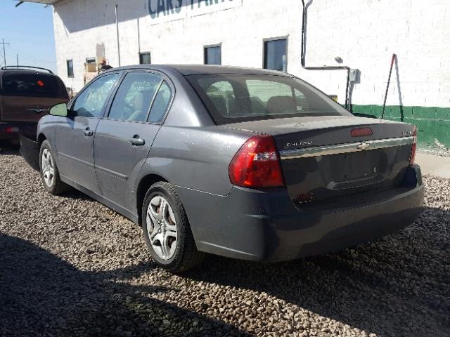 1G1ZS58N87F286789 - 2007 CHEVROLET MALIBU LS GRAY photo 3
