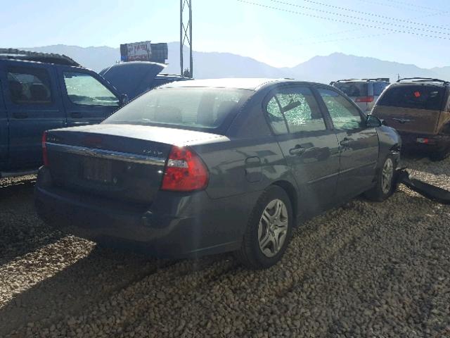 1G1ZS58N87F286789 - 2007 CHEVROLET MALIBU LS GRAY photo 4
