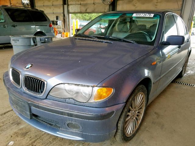 WBAEW53463PG23005 - 2003 BMW 330 XI BLUE photo 2