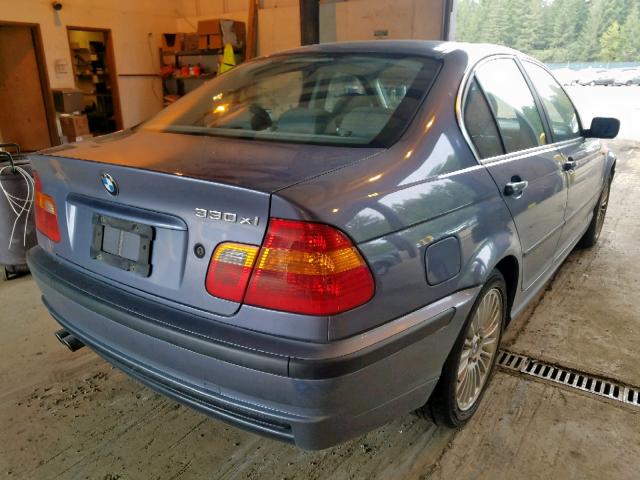 WBAEW53463PG23005 - 2003 BMW 330 XI BLUE photo 4