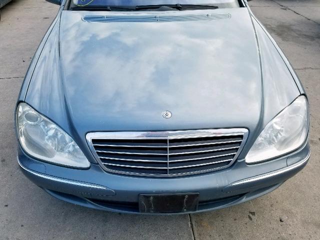 WDBNG83J76A463565 - 2006 MERCEDES-BENZ S 430 4MAT BLUE photo 9