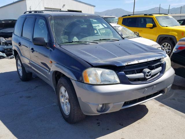 4F2YU081X2KM36804 - 2002 MAZDA TRIBUTE LX BLUE photo 1