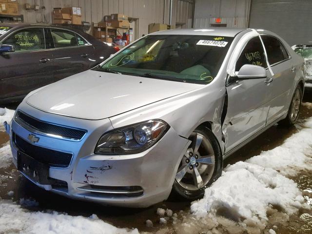 1G1ZC5E06CF287830 - 2012 CHEVROLET MALIBU 1LT SILVER photo 2