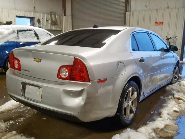 1G1ZC5E06CF287830 - 2012 CHEVROLET MALIBU 1LT SILVER photo 4