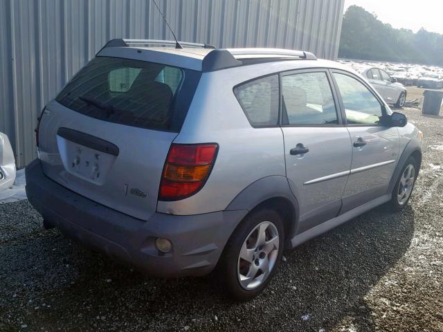 5Y2SL63885Z457047 - 2005 PONTIAC VIBE SILVER photo 4