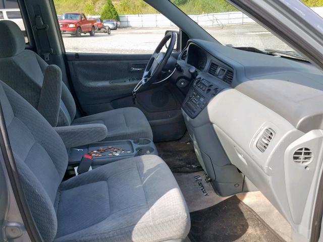 5FNRL18512B042671 - 2002 HONDA ODYSSEY LX BLUE photo 5