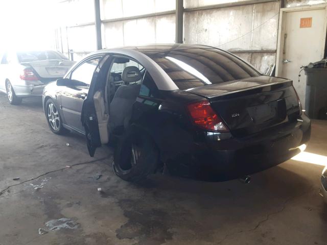 1G8AL52F04Z109161 - 2004 SATURN ION LEVEL BLACK photo 3
