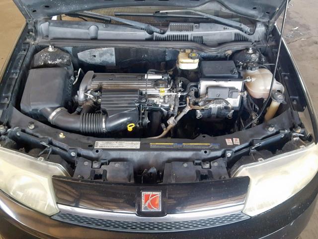 1G8AL52F04Z109161 - 2004 SATURN ION LEVEL BLACK photo 7