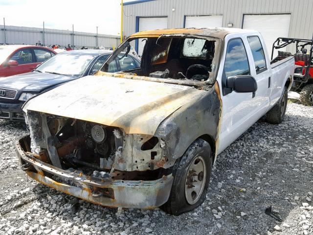 1FTWW30Y95EB47072 - 2005 FORD F350 SRW S WHITE photo 2