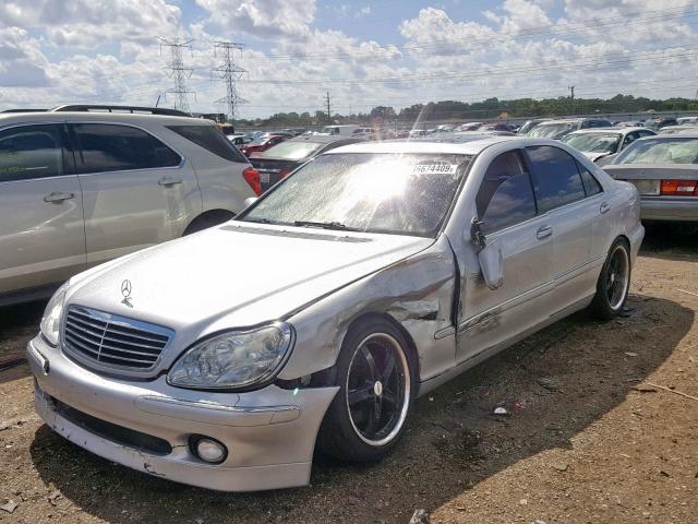WDBNG70J61A170926 - 2001 MERCEDES-BENZ S 430 SILVER photo 2
