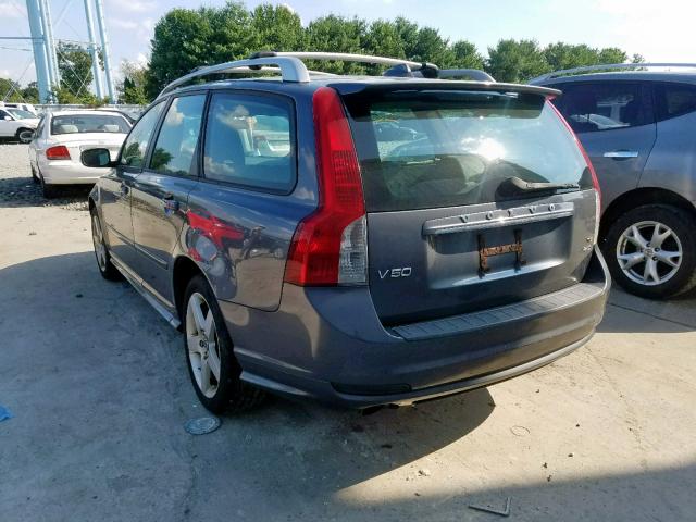 YV1MJ672892466893 - 2009 VOLVO V50 T5 BLUE photo 3