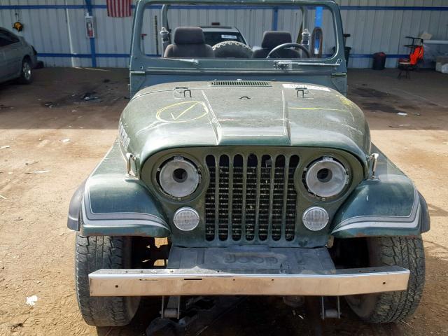 1JCCE87E3DT057455 - 1983 JEEP JEEP CJ7 GREEN photo 10