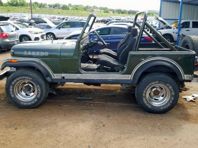 1JCCE87E3DT057455 - 1983 JEEP JEEP CJ7 GREEN photo 9