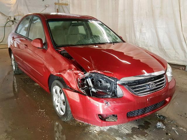 KNAFE122385548862 - 2008 KIA SPECTRA EX RED photo 1