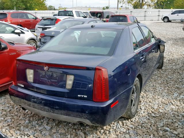 1G6DW677960149850 - 2006 CADILLAC STS BLUE photo 4