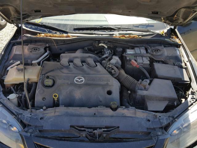 1YVFP82D645N69149 - 2004 MAZDA 6 S BLACK photo 7